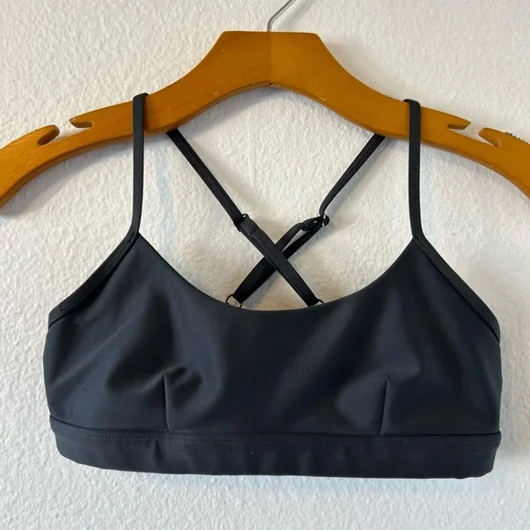 ALO Yoga Gray Strappy Back Top - Picture 4 of 7